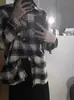 2024 Camisa de Manga Longa com Letras Estilo Japonês Estilo Hong Kong Ins Camisa Solta Verão Masculina Tendência Versátil Jaqueta Casual