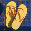 Chanclas de verano para mujer para uso en exteriores, antideslizantes, cómodas, diseño simple, adecuadas para la costa y la playa, sandalias de suela plana