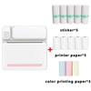 Impresora Térmica de Bolsillo Mini Bluetooth Sin Tinta para Estudiantes Nueva de Fábrica Conveniente para Pegar