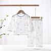 Pijamas para Niños Categoría A Algodón Verano Delgadas Ropa para Bebé con Aire Acondicionado Ropa Dividida para Bebé Traje de Ropa para el Hogar para Niños