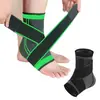 Protector de Tobillo Presurizado Deportivo Correa para Correr, Montar, Baloncesto Protección de Tobillo Transpirable Protección Fija de Tobillo Nylon Protección de Tobillo Presurizada 3D
