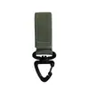 Hebilla Rotatoria Triangular Correa de Nylon Hebilla Colgante Colgante de Bolsa Mosquetón Multifuncional Llavero Táctico Equipo CS