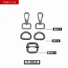 Acessórios para bolsa gancho de metal fivela de metal fivela quadrada fivela de alça de bolsa espessa fivela de anel D fivela de mochila fivela de ajuste fivela de bolsa de couro