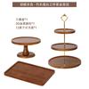 Soporte de Exhibición para Mesa de Postres Chino Adornos Bandeja para Pastel de Compromiso Soporte para Postres de Múltiples Capas Bandeja de Té Mesa para Hora del Té con Comida Fría