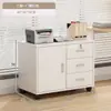 Archivero, Gabinete de Oficina de Pie con Cerradura, Gabinete de Oficina, Gabinete de Almacenamiento, Escritorio Pequeño, Gabinete Bajo, Gabinete de Almacenamiento