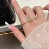 Anillo de Plata de Ley S925 de Lujo Ligero, Personalidad, Temperamento, Versátil, Nudo, Tachonado de Diamantes para Mujer, Diseño Abierto Ajustable, Moda de Gama Alta de Nicho