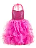 Vestido Infantil, Vestido de Princesa para Menina, Vestido de Gaze Fofa, Elegante Vestido de Daminha de Honra para Casamento, Fantasia de Performance para Anfitriã de Festa de Aniversário