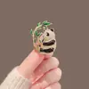 Novo broche de panda gigante corsage feminino design sense nicho novas roupas terno terno pin acessórios atacado