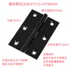 Amazon acero inoxidable negro 1 pulgada/2 pulgadas/2.5 pulgadas/3 pulgadas/4 pulgadas caja de puerta de madera bisagra plegable bisagra