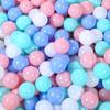 Bola de océano de macarrón, protección del medio ambiente, color grueso, patio de juegos para niños, red para bebés, bola de onda roja, juguetes al por mayor