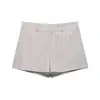 Conjunto de blazer de moda para mujer transfronterizo de AliExpress y pantalones cortos de raya diplomática europeos/americanos, ropa casual cómoda popular, Sudeste Asiático ZA