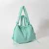 Saco de Penas Moda de Nicho Bolsa de Algodão Bolsa de Ombro Tote Bolsa Transversal Tendência Portátil Mochila Grande Capacidade Bolsa Transversal