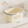 Cubo de Almacenamiento de Agua de Gran Capacidad con Tapa, Cubo de Plástico Engrosado para Uso Doméstico, Juego de Cubos para Dormitorio de Estudiantes, Cubo para Remojar los Pies y Lavar la Ropa