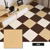 Tapetes de Chão Encaixáveis com Adesivo, Tapetes Pet de Cobertura Total Estilo Japonês, Antiderrapantes e Resistentes à Sujeira, para Sala de Estar, Quarto, Quarto de Crianças, Tapetes Domésticos no Atacado