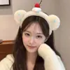 Nueva Diadema de Alta Gama 2026 para Mujer, Linda Diadema de Peluche de Dibujos Animados para Maquillaje y Lavado de Cara, Pinza para el Cabello de Otoño e Invierno
