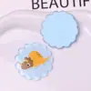 Dibujo Animado Dinosaurio Pequeño Encaje Parche Redondo de Resina Accesorios para el Cabello DIY Pinza para el Borde del Cabello Roto Funda de Teléfono Móvil Imán para Refrigerador Accesorios de Joyería