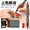 El juego de bolígrafos para pintura corporal Dudu Head, el más vendido de Amazon, es un marcador de tatuaje temporal acrílico a base de agua