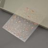 Comercio electrónico transfronterizo abastecimiento nueva tecnología pegatinas para decoración de uñas doradas flor adhesiva para decoración de uñas decorativas en forma de luna