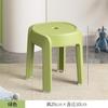 Taburete de plástico para el hogar, engrosado, nórdico, para sala de estar, silla para mesa de comedor, apilable, moderno, taburete redondo, taburete simple de espera, taburete alto