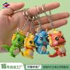 Fabricante Long Zhiyu Moldeado por Inyección de PVC Personalizado Llavero de Pegamento Lindo Creativo Caja Ciega Colgante Pequeño para Mochila Llavero