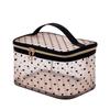 Nova Bolsa de Cosméticos de Malha de Grande Capacidade, Bolsa de Armazenamento Portátil para Viagem, Bolsa de Armazenamento de Mão, Bolsa de Higiene de Malha, Logotipo Personalizado