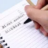 Bloc de Notas Triangular de Papel Kraft Transfronterizo Bloc de Notas Adhesivas Reutilizables Notas Adhesivas Publicitarias para Mensajes Desprendibles Set de Cuaderno de Espiral
