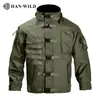 Han Ye New Mark 1 Traje Táctico de Agente Chaqueta de Motocicleta Resistente al Viento de Caparazón Duro para Hombre Resistente a los Arañazos Resistente al Desgaste Repelente al Agua