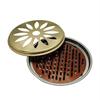Suporte para Espiral de Mosquito com Tampa, Bandeja para Espiral de Mosquito, Cinzeiro, Suporte Serrilhado Portátil para Espiral de Mosquito com Tampa, Caixa para Espiral de Mosquito com Cinzeiro