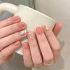 Usar colección de uñas oferta especial liquidación productos de cola liquidación sin devolución manicura hecho a mano parche de uña postiza corto longitud media