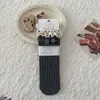 Sapatos, meias femininas estilo coreano, meias xadrez para primavera e outono com laço e renda, meias de princesa para bebê para outono e inverno