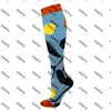Calcetines de Compresión Deportivos Adelgazantes Transfronterizos Cuidadosamente Seleccionados, Calcetines de Compresión Elásticos para Ciclismo y Running al Aire Libre, Calcetines de Pantorrilla de Tubo Largo para Hombres y Mujeres