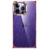 Adequado para iPhone 17 Pro Capa de Celular com Glitter Luz Dourada Transparente Apple 16 Lente de Metal Anti-Queda 15 Capa Protetora