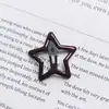 Grampo de Cabelo com Pingente de Pentagrama de Dopamina Óleo Gotejante Grampo de Cabelo Estrela para Crianças Bebês Presilha para Franja Lateral Presilha bb para Cabelos Quebrados Adorno de Cabeça