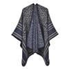 Chal grande con estampado de leopardo clásico europeo y americano, otoño e invierno, nuevo, grueso y cálido, bufanda estampada para mujer, venta caliente transfronteriza