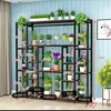 Novo Suporte de Flores de Jardim de Ferro Multicamadas para Interior Casa Varanda Sala de Estar Anti-corrosão Suporte para Vasos de Flores Suporte de Flores