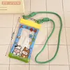 Bolsa Impermeável Original de Desenho Animado Tengyi para Natação e Rafting de Verão, Bolsa de Armazenamento e Proteção para Celular, Capa Flutuante com Airbag e Tela Sensível ao Toque