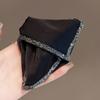Pinza de Garra Triangular de Moda 2026 con un Toque de Alta Gama, Elegante Accesorio para el Cabello de Mujer, Pinza de Tiburón con Moño, Pasador de Encaje para Mujer