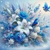 Pintura de diamantes TEMU de Amazon, explosiones, flores coloridas, con diamantes, bricolaje, para dormitorio, sala de estar, decoración colgante, venta directa de fábrica