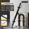 Barra de entrenamiento de fuerza para brazos ajustable en cinco niveles, 20-70 kg, con resortes engrosados, para uso en casa, diseñada para el entrenamiento de fuerza de brazos para hombres
