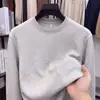 Bestseller transfronterizo en el Sudeste Asiático: Camiseta informal de gofre de manga larga suelta y moderna para hombre