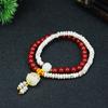 Pulseira Cinnabar da Moda para Mulheres Bodhi de Areia Imperial Natural Pulseira de Patinha de Gato Ins Areia Roxa Fofa Portátil Versátil
