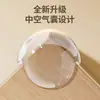 Esquina de Mesa con Airbag Protector de Esquina Anticolisión Ángulo Recto Suave Borde Transparente de Mesa Ventana Cubierta Protectora de Seguridad Anticolisión para Niños