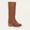 Invierno Nuevo Exportación Nuevas Botas Europeas y Americanas 4043 Talla Grande Retro Botas de Caballero para Mujer Botas de Mujer