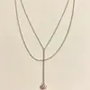 Collar de ojo turco retro americano transfronterizo, diseño de doble capa, collar en forma de Y, conjunto de collar + aretes