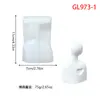 Molde de Silicone para Vela Figura Abstrata Abraçando Silicone Retrato Amor Pai e Filho Vela Perfumada DIY Molde para Ornamento de Gesso