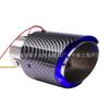 Fabricante de fonte modificação de carro de borda reta universal fogo cauda garganta decoração LED com luz cauda garganta tubo de escape cauda boca