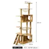 Estrutura de Escalada para Gatos Luxuosa Tudo-em-Um Estrutura de Escalada Grande para Gatos Luxuosa Cápsula Espacial Dupla Ninho para Gatos Fabricante de Árvore para Gatos Atacado