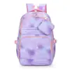 Mochila de dibujos animados linda, mochila de moda popular transfronteriza, mochila ligera con estampado, bolsa escolar de gran capacidad para estudiantes de primaria