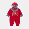 Roupas de Bebê, Macacões para Recém-Nascidos, Roupa Formal de Menino para Primavera 5753, Roupa para a Cerimônia de 100 Dias do Bebê