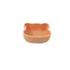 Prato de Jantar de Silicone Mais Vendido da Amazon Tigela para Comida de Bebê Prato de Jantar com Compartimento de Urso Conjunto de Pratos de Jantar de Silicone de Grau Alimentício